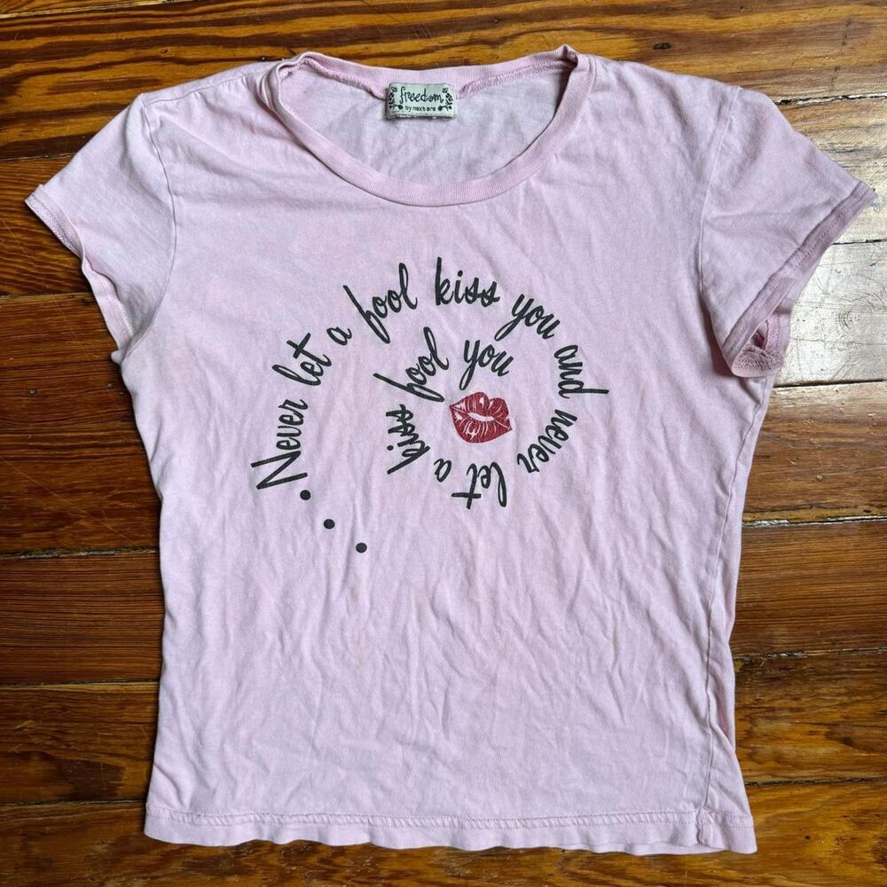 Womens early 2000s baby tee